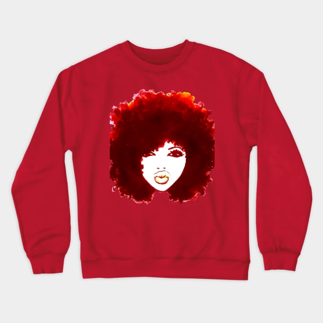 Natural Hair Curly Hair Autumn Afro Tshirt/Tees Crewneck Sweatshirt by EllenDaisyShop